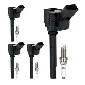 UF716 Ignition Coil & LFER7BHX Double Iridium Spark Plug For 2014-2020 Audi A3 A4 A5 A6 TT Quattro Q5 Q7 S3 S4/Volkswagen Beetle Golf Jetta Passat 1.8L 2.0L L4 Replace# UF765 UF771 UF716 Ignition Coil & LFER7BHX Double Iridium Spark Plug For 2014-2020 Audi A3 A4 A5 A6 TT Quattro Q5 Q7 S3 S4/Volkswagen Beetle Golf Jetta Passat 1.8L 2.0L L4 Replace# UF765 UF771