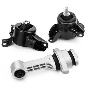 Engine & Transmission Mount Kit for 2011-2016 Hyundai Elantra 1.8L, 2012-2014 Accent, 2012-2017 Veloster/2012-2017 Kia Rio, 2014-2016 Forte 1.6L - Black, Aluminum, Iron, Rubber Engine & Transmission Mount Kit for 2011-2016 Hyundai Elantra 1.8L, 2012-2014 Accent, 2012-2017 Veloster/2012-2017 Kia Rio, 2014-2016 Forte 1.6L - Black, Aluminum, Iron, Rubber