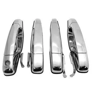 Chrome Exterior Outside Door Handles for 2007-2014 Chevy Silverado 1500/2500/3500 Tahoe Suburban Avalanche/GMC Sierra 1500/2500 /3500 Yukon Yukon XL/Cadillac Escalade Escalade ESV Escalade EXT Chrome Exterior Outside Door Handles for 2007-2014 Chevy Silverado 1500/2500/3500 Tahoe Suburban Avalanche/GMC Sierra 1500/2500 /3500 Yukon Yukon XL/Cadillac Escalade Escalade ESV Escalade EXT