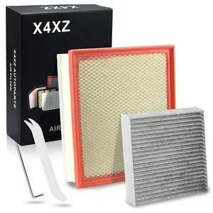 CA11895 CF10285 Engine & Cabin Air Filter Set for 2014-2021 Toyota Sequoia 5.7L, 2014-2021 Toyota Tundra 4.6L 5.7L(Flexible Panel Air Filter Only) Replace# 17801-0P100 87139-50100 CA11895 CF10285 Engine & Cabin Air Filter Set for 2014-2021 Toyota Sequoia 5.7L, 2014-2021 Toyota Tundra 4.6L 5.7L(Flexible Panel Air Filter Only) Replace# 17801-0P100 87139-50100