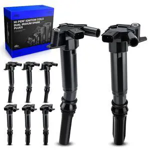 UF631+UF639 Ignition Coil Compatible with 2017 Ford E350, 2010-2014 Ford F150 F-150, 2011-2017 Ford F250 F-250 F350 F-350 Super Duty, 2011-2014 Ford Lobo V8 6.2L Replace# C1800 5C1858 UF631+UF639 Ignition Coil Compatible with 2017 Ford E350, 2010-2014 Ford F150 F-150, 2011-2017 Ford F250 F-250 F350 F-350 Super Duty, 2011-2014 Ford Lobo V8 6.2L Replace# C1800 5C1858