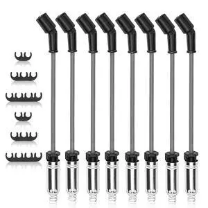 19431551 Spark Plug Wire Kit for 1999-2021 Chevy Silverado 1500, Tahoe, Suburban, Camaro, Corvette/GMC Sierra 1500,Yukon,Yukon XL/Cadillac CT5, Escalade, Escalade ESV 4.8 5.3 6.0 6.2 V8 12716289 758EE 19431551 Spark Plug Wire Kit for 1999-2021 Chevy Silverado 1500, Tahoe, Suburban, Camaro, Corvette/GMC Sierra 1500,Yukon,Yukon XL/Cadillac CT5, Escalade, Escalade ESV 4.8 5.3 6.0 6.2 V8 12716289 758EE