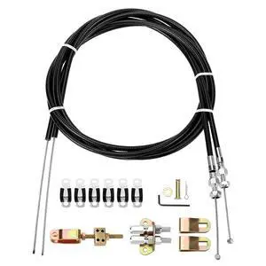 330-9371 Universal Rear Disc/Drum Emergency Parking Brake Cable Complete Kit 110" Long Cables with a 97" Long Sheath E-Brake Set Replace# 3309371 330-9371 Universal Rear Disc/Drum Emergency Parking Brake Cable Complete Kit 110" Long Cables with a 97" Long Sheath E-Brake Set Replace# 3309371