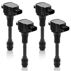 UF350 Ignition Coil Pack Compatible with 2002-2006 Nissan Altima,2002-2008 Nissan Sentra,2002-2013 X-Trail 2.5L L4 Replaces# 5C1395, C1398,22448-8H310, 22448-8H315,224488H311,22448-8H300 UF350 Ignition Coil Pack Compatible with 2002-2006 Nissan Altima,2002-2008 Nissan Sentra,2002-2013 X-Trail 2.5L L4 Replaces# 5C1395, C1398,22448-8H310, 22448-8H315,224488H311,22448-8H300