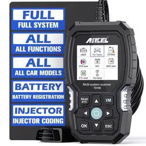 TD700 Fits for Toyota OBD2 Scanner, Engine Car Diagnostic Scan Tool Fit for Toyota Lexus Scion, All System Code Reader Reading/Erasing Code,1996-2021 TD700 Fits for Toyota OBD2 Scanner, Engine Car Diagnostic Scan Tool Fit for Toyota Lexus Scion, All System Code Reader Reading/Erasing Code,1996-2021