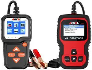 VD500 OBD II Diagnostic Scanner with BA301 6V 12V Car Battery Tester VD500 OBD II Diagnostic Scanner with BA301 6V 12V Car Battery Tester