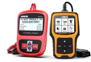 AD410 Code Reader and BST200 Car Battery Load Tester AD410 Code Reader and BST200 Car Battery Load Tester