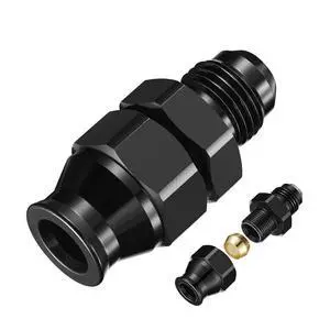 6AN Male to 3/8" Hardline Tube Fuel Line Fitting, 3/8 inch OD tube to 6AN male Straight Hard Tube Adapter Aluminum 1PC 6AN Male to 3/8" Hardline Tube Fuel Line Fitting, 3/8 inch OD tube to 6AN male Straight Hard Tube Adapter Aluminum 1PC