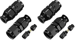 6AN Female Flare to 3/8" Hardline Tube Fuel Line Fitting, 3/8 inch OD tube to 6AN female Straight Aluminum Hard Tube Adapter Aluminum 2pcs (Pack of 2) 6AN Female Flare to 3/8" Hardline Tube Fuel Line Fitting, 3/8 inch OD tube to 6AN female Straight Aluminum Hard Tube Adapter Aluminum 2pcs (Pack of 2)
