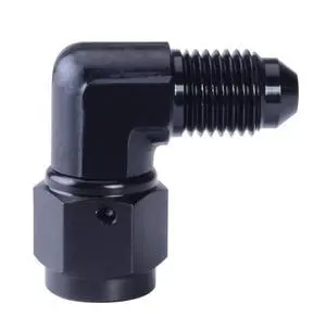 4AN Aluminum Anodize Finish Male/Female 90 Degree Flare Bulkhead Fitting Adapter AN-4 Black 4AN Aluminum Anodize Finish Male/Female 90 Degree Flare Bulkhead Fitting Adapter AN-4 Black