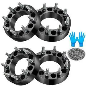 8x6.7 Wheel Spacers 2inch Compatible with Ford 2003-2018 F-250 / F-350 Super Duty, 2003-2005 Excursion,125mm Center Bore & 8 Lug M14x1.5 Studs & 170mm Forged Wheel Spacer,4PCS 8x6.7 Wheel Spacers 2inch Compatible with Ford 2003-2018 F-250 / F-350 Super Duty, 2003-2005 Excursion,125mm Center Bore & 8 Lug M14x1.5 Studs & 170mm Forged Wheel Spacer,4PCS