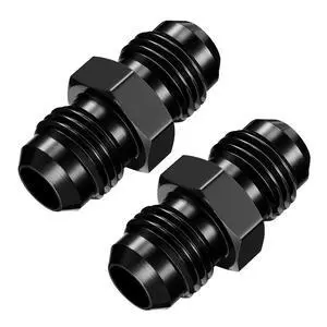 8AN to 8AN Male Flare Coupler Union Straight Fuel Hose Adapter Fitting Aluminum 2 PCS 8AN to 8AN Male Flare Coupler Union Straight Fuel Hose Adapter Fitting Aluminum 2 PCS