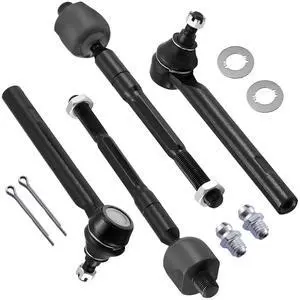 4PCS ES800224 ES800226 Front Inner/Outer Tie Rod Ends Kit Compatible with Honda Odyssey 2005-2009(Excluding Touring Models), 2010 Odyssey All Models 4PCS ES800224 ES800226 Front Inner/Outer Tie Rod Ends Kit Compatible with Honda Odyssey 2005-2009(Excluding Touring Models), 2010 Odyssey All Models