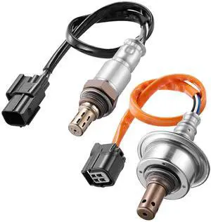 Oxygen O2 Sensor 234-9124 Upstream & 234-4350 Downstream Compatible with Honda Civic 2006-2015 1.8L L4 Direct Fit 36531-R40-A01,36531RNA003 2PCS Oxygen O2 Sensor 234-9124 Upstream & 234-4350 Downstream Compatible with Honda Civic 2006-2015 1.8L L4 Direct Fit 36531-R40-A01,36531RNA003 2PCS