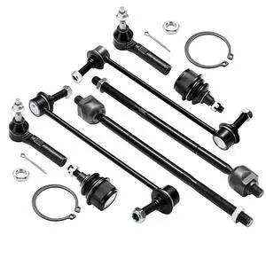 8-PC Steering Suspension Kits Compatible with Dodge Journey 2009-2018,2xStabilizer Bar Link K750382,2xOuter tie rod ES800408,2xInner tie rod EV800611,2xBall Joint K500235 8-PC Steering Suspension Kits Compatible with Dodge Journey 2009-2018,2xStabilizer Bar Link K750382,2xOuter tie rod ES800408,2xInner tie rod EV800611,2xBall Joint K500235