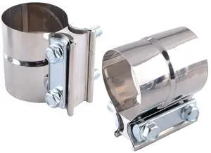 ZFBB 3.0" Lap Joint Band Clamp Exhaust Clamps Pipe Parts Stainless Steel 2Pcs ZFBB 3.0" Lap Joint Band Clamp Exhaust Clamps Pipe Parts Stainless Steel 2Pcs