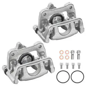 Rear Brake Caliper Assembly Replaces for 19B7434 19B7435, Compatible with Mazda 6 2016-2021 2.5L L4, GAS Rear Brake Caliper Assembly Replaces for 19B7434 19B7435, Compatible with Mazda 6 2016-2021 2.5L L4, GAS