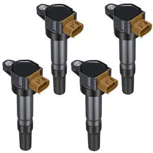 4-Pack UF634 Ignition Coils Compatible with Suzuki SX4 Crossover Swift Grand Vitara Kizashi 1.6L 2.0L L4 - Replaces for UF571 0221504470 12137594937 12137562744 4-Pack UF634 Ignition Coils Compatible with Suzuki SX4 Crossover Swift Grand Vitara Kizashi 1.6L 2.0L L4 - Replaces for UF571 0221504470 12137594937 12137562744