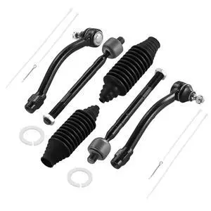 6PCS ES80107 ES80107 EV80088 Inner and Outer Tie Rod End kit Compatible with Hyundai Elantra 2011-2017, Boots 6PCS ES80107 ES80107 EV80088 Inner and Outer Tie Rod End kit Compatible with Hyundai Elantra 2011-2017, Boots