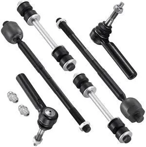6-PC Steering Suspension Kits Compatible with Chevy Silverado1500 2014-2018,2xStabilizer Bar Link K700432,2xOuter tie rod ES800948,2xInner tie rod EV800938 6-PC Steering Suspension Kits Compatible with Chevy Silverado1500 2014-2018,2xStabilizer Bar Link K700432,2xOuter tie rod ES800948,2xInner tie rod EV800938