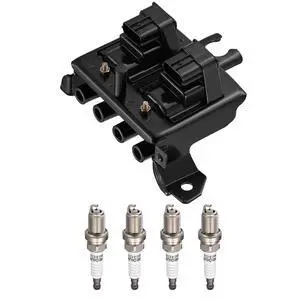 1-Pack UF343 Ignition Coils & 4-Pack 2647 Spark Plugs Kit Compatible with Mazda Miata 1999-2000, 1.8L L4 - Replaces BP4W1810X BP4W1810XA BP4W1810XB & more 1-Pack UF343 Ignition Coils & 4-Pack 2647 Spark Plugs Kit Compatible with Mazda Miata 1999-2000, 1.8L L4 - Replaces BP4W1810X BP4W1810XA BP4W1810XB & more