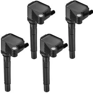 4 Ignition Coils - for Jeep Cherokee/Wrangler, for AlfaRomeo Giulia/Stelvio 2.0L L4 2017-2020 - Repl UF839/68211953AA 4 Ignition Coils - for Jeep Cherokee/Wrangler, for AlfaRomeo Giulia/Stelvio 2.0L L4 2017-2020 - Repl UF839/68211953AA