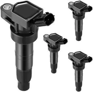 4 Ignition Coils Pack Fix Misfires for Kia Sorento/Forte/Optima/Sportage/Borrego/Rondo & Hyundai Sonata/Santa Fe/Tucson/Genesis (2.0L/2.4L/4.6L) Repl. UF611/C1667/C1669 4 Ignition Coils Pack Fix Misfires for Kia Sorento/Forte/Optima/Sportage/Borrego/Rondo & Hyundai Sonata/Santa Fe/Tucson/Genesis (2.0L/2.4L/4.6L) Repl. UF611/C1667/C1669