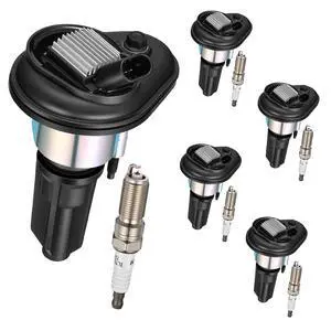 5 Ignition Coils & 5 Iridium Spark Plugs UF303 5019 for Chevy GMC | Fits 3.5/3.7L 2004-2008: Colorado(04-06),Canyon(04-06),H3(06),i-350(06),i-370(07-08). OE:12568062.Better MPG, Long-lasting 5 Ignition Coils & 5 Iridium Spark Plugs UF303 5019 for Chevy GMC | Fits 3.5/3.7L 2004-2008: Colorado(04-06),Canyon(04-06),H3(06),i-350(06),i-370(07-08). OE:12568062.Better MPG, Long-lasting