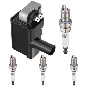 1 Ignition Coil & 4 Spark Plugs UF731 7090 for Mercedes for Nissan | Fits 1.6/2.4L: Frontier(01-04 2.4L),Sentra(96-99 1.6L). OE:22433F4302,224330M200.Stronger Spark,Smoother Engine Performance. 1 Ignition Coil & 4 Spark Plugs UF731 7090 for Mercedes for Nissan | Fits 1.6/2.4L: Frontier(01-04 2.4L),Sentra(96-99 1.6L). OE:22433F4302,224330M200.Stronger Spark,Smoother Engine Performance.