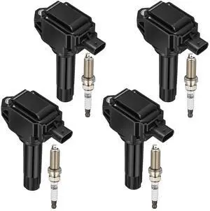 4 Ignition Coils & 4 Iridium Spark Plugs UF724 93501 for Subar | Fits 2.0-2.5L: Forester(14-16),Impreza(13-15),Legacy(13-14),Outback(13-14),XV Crosstrek(13-14).Better MPG, Long-lasting 4 Ignition Coils & 4 Iridium Spark Plugs UF724 93501 for Subar | Fits 2.0-2.5L: Forester(14-16),Impreza(13-15),Legacy(13-14),Outback(13-14),XV Crosstrek(13-14).Better MPG, Long-lasting
