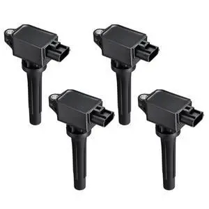 4 Ignition Coils UF656 PE0118100 for Mazda 2.0-2.5L L4 2012-2018 | Fits 2012-2023: 3/6/CX-3/CX-5/CX-9/MX-5.OE:UF-656,PE0118100A,PE2018100A,GN10625. Direct fit.Better MPG, Long-lasting 4 Ignition Coils UF656 PE0118100 for Mazda 2.0-2.5L L4 2012-2018 | Fits 2012-2023: 3/6/CX-3/CX-5/CX-9/MX-5.OE:UF-656,PE0118100A,PE2018100A,GN10625. Direct fit.Better MPG, Long-lasting