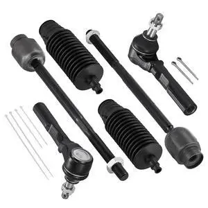 6-PC Tie Rod Ends Kits Compatible with Chevy Malibu 2004-2012,2xOuter tie rod ES800086,2xInner tie rod EV80988,2xdust cover 6-PC Tie Rod Ends Kits Compatible with Chevy Malibu 2004-2012,2xOuter tie rod ES800086,2xInner tie rod EV80988,2xdust cover