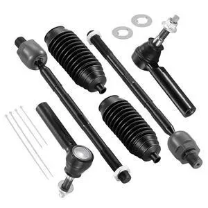 6-PC Tie Rod Ends Kits Compatible with Chevrolet Traverse 2009-2017,2xInner-EV8005722xOuter-ES8002862xDust cover 6-PC Tie Rod Ends Kits Compatible with Chevrolet Traverse 2009-2017,2xInner-EV8005722xOuter-ES8002862xDust cover
