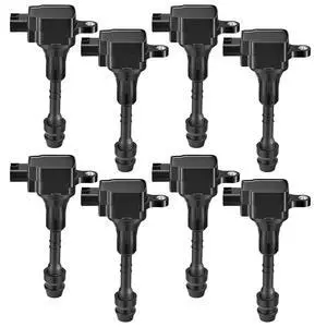 8 Ignition Coils UF510 5C1482 for Nissan for Infiniti GM 5.6L V8 | Fits: QX56(04-07),Armada(05-07),TITAN(04-07),Pathfinder(04). OE:224487S015,1788335,IGC0004.Better MPG, Long-lasting 8 Ignition Coils UF510 5C1482 for Nissan for Infiniti GM 5.6L V8 | Fits: QX56(04-07),Armada(05-07),TITAN(04-07),Pathfinder(04). OE:224487S015,1788335,IGC0004.Better MPG, Long-lasting