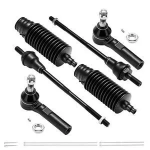 6-PC Tie Rod Ends Kits Compatible with Chevy Express2500 2003-2019,2xOuter tie rod ES3609,2xInner tie rod ES80277,2xdust cover 6-PC Tie Rod Ends Kits Compatible with Chevy Express2500 2003-2019,2xOuter tie rod ES3609,2xInner tie rod ES80277,2xdust cover
