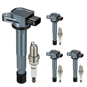 4 Ignition Coils & 4 Spark Plugs for UF417 SP1018 for Accord | Fits 2.4L 2004-2008:TSX.OE:30520-PNC-004,52-1781,Direct fit,Stronger Spark,Smoother Engine Performance,Better MPG. 4 Ignition Coils & 4 Spark Plugs for UF417 SP1018 for Accord | Fits 2.4L 2004-2008:TSX.OE:30520-PNC-004,52-1781,Direct fit,Stronger Spark,Smoother Engine Performance,Better MPG.