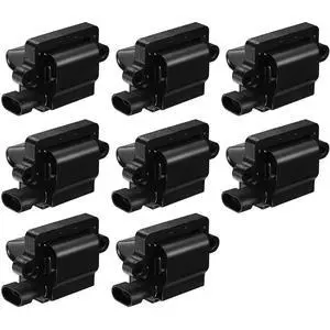 8 Ignition Coils for UF271 GM 5.3-6.0L V8 for Chevy for GMC | Fits 1999-2006: Tahoe,Silverado,Suburban,Avalanche,Yukon,Sierra,Escalade,H2.OE:12558693,D581.Better MPG, Long-lasting 8 Ignition Coils for UF271 GM 5.3-6.0L V8 for Chevy for GMC | Fits 1999-2006: Tahoe,Silverado,Suburban,Avalanche,Yukon,Sierra,Escalade,H2.OE:12558693,D581.Better MPG, Long-lasting