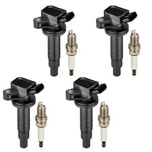 4 Ignition Coils UF247 + 4 Iridium Spark Plugs 4503 for Chevy | Fits 1.8L L4: Corolla(00-08),Matrix(03-08),Celica(00-05),MR2(00-05),Prizm(00-02),Vibe(03-08).OE:90919-02239.Direct fit 4 Ignition Coils UF247 + 4 Iridium Spark Plugs 4503 for Chevy | Fits 1.8L L4: Corolla(00-08),Matrix(03-08),Celica(00-05),MR2(00-05),Prizm(00-02),Vibe(03-08).OE:90919-02239.Direct fit