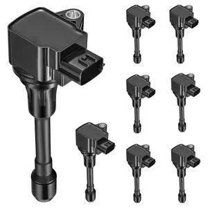 8 Ignition Coils UF677 224481LA0B for INFINITI for Nissan 5.6L V8 | Fits: QX56(11-13),QX80(14-21),Armada(17-20).OE:224881LA0B,IGC0083,GN10863.Direct fit,Hotter Spark, Quicker Acceleration. 8 Ignition Coils UF677 224481LA0B for INFINITI for Nissan 5.6L V8 | Fits: QX56(11-13),QX80(14-21),Armada(17-20).OE:224881LA0B,IGC0083,GN10863.Direct fit,Hotter Spark, Quicker Acceleration.