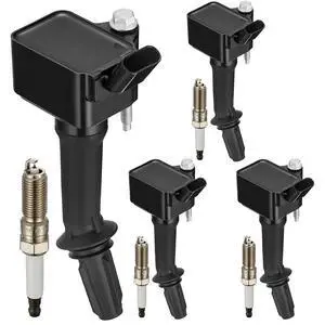 4 Ignition Coils & 4 Spark Plugs for UF802 91970 for Chevy for Buick | Fits 1.4-1.5L: Encore(16-19),Cruze(16-19),Equinox(18-20),Malibu(16-20),Terrain(18-20).OE:UF802,GN10797,C939,91970. 4 Ignition Coils & 4 Spark Plugs for UF802 91970 for Chevy for Buick | Fits 1.4-1.5L: Encore(16-19),Cruze(16-19),Equinox(18-20),Malibu(16-20),Terrain(18-20).OE:UF802,GN10797,C939,91970.