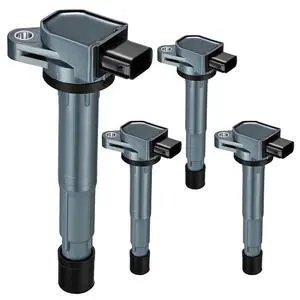 4 Ignition Coils for UF417 52-1781 for GM 2.3L 2.4L L4 for Accord | Fits 2004-2012: RDX,TSX.OE:30520-PNC-004,Direct fit.Heavy-duty Construction, Extreme Reliability.Better MPG,Long-lasting 4 Ignition Coils for UF417 52-1781 for GM 2.3L 2.4L L4 for Accord | Fits 2004-2012: RDX,TSX.OE:30520-PNC-004,Direct fit.Heavy-duty Construction, Extreme Reliability.Better MPG,Long-lasting