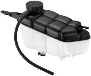 603-633 Coolant Tank for Mercedes CL/G-Class 00-08 | Fits Mercedes CL500/CL600/CL55/CL65/G500 2000-2008; OE 2205000049; Pressurized, with sensor; Direct replacement 603-633 Coolant Tank for Mercedes CL/G-Class 00-08 | Fits Mercedes CL500/CL600/CL55/CL65/G500 2000-2008; OE 2205000049; Pressurized, with sensor; Direct replacement