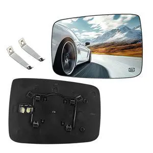 Driver Left Side Heated Mirror Glass 68050299AA 68079363AA Compatible With Dodge Ram 1500 2500 2009-2018 Driver Left Side LH Rearview Mirror Flat Glass with Rear Holder & Backing Plate Driver Left Side Heated Mirror Glass 68050299AA 68079363AA Compatible With Dodge Ram 1500 2500 2009-2018 Driver Left Side LH Rearview Mirror Flat Glass with Rear Holder & Backing Plate
