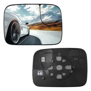 Passenger Right Side Blind Spot Mirror Glass Compatible With Dodge Ram 1500 2500 3500 2005 2006 2007 2008 Mirrors - Side Rear View Heated Mirror with Rear Holder Replaces 5161010AA CH1325121 Passenger Right Side Blind Spot Mirror Glass Compatible With Dodge Ram 1500 2500 3500 2005 2006 2007 2008 Mirrors - Side Rear View Heated Mirror with Rear Holder Replaces 5161010AA CH1325121
