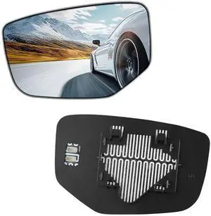 Driver Left Side Heated Mirror Glass Compatible With Honda Accord Mirrors 2008 2009 2010 2011 2012 Driver Left Exterior Side Rear View Mirror Glass with Backing Plate Replaces 76253TA5A11 Driver Left Side Heated Mirror Glass Compatible With Honda Accord Mirrors 2008 2009 2010 2011 2012 Driver Left Exterior Side Rear View Mirror Glass with Backing Plate Replaces 76253TA5A11