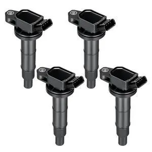 Ignition Coil Pack UF333 Set of 4 Compatible with Toyota Camry/Highlander/RAV4/Matrix/Solara & Lexus HS250h/Scion tC/xB/Pontiac Vibe 2.0L/2.4L/2.5L L4 Replaces 90919-02244, C1330 Ignition Coil Pack UF333 Set of 4 Compatible with Toyota Camry/Highlander/RAV4/Matrix/Solara & Lexus HS250h/Scion tC/xB/Pontiac Vibe 2.0L/2.4L/2.5L L4 Replaces 90919-02244, C1330