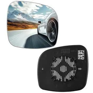 Passenger Right Side Heated Mirror Glass Compatible With Chrysler Town & Country Compatible With Dodge Grand Caravan 2008-2016 Side Rear View Mirror Convex Glass with Backing Plate 68026176AB Passenger Right Side Heated Mirror Glass Compatible With Chrysler Town & Country Compatible With Dodge Grand Caravan 2008-2016 Side Rear View Mirror Convex Glass with Backing Plate 68026176AB