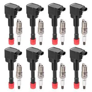 Ignition Coil UF374 & Spark Plug 5325 Kit For Honda Civic 2003-2011 1.3L L4 Replaces C1408, 5C1405, 30521-PWA-003 (8 Coils & 8 Plugs) Ignition Coil UF374 & Spark Plug 5325 Kit For Honda Civic 2003-2011 1.3L L4 Replaces C1408, 5C1405, 30521-PWA-003 (8 Coils & 8 Plugs)