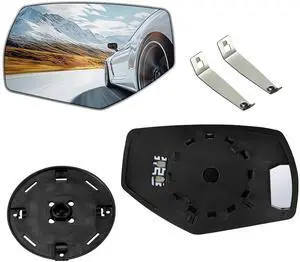 Driver Left Side Heated Mirror Glass GM1324145 22919747 Compatible With GMC Sierra 1500 Chevy Silverado 1500 2014-2018, Left Side Rearview Mirror Flat Glass with Backing Plate & Rear Holder Driver Left Side Heated Mirror Glass GM1324145 22919747 Compatible With GMC Sierra 1500 Chevy Silverado 1500 2014-2018, Left Side Rearview Mirror Flat Glass with Backing Plate & Rear Holder