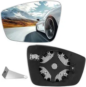 Driver Left Side Heated Mirror Glass 561857521A 561857522A Compatible With Volkswagen VW Passat 2012-2015, Driver Left Side Rearview Convex Glass Rear View Mirror with Backing Plate Driver Left Side Heated Mirror Glass 561857521A 561857522A Compatible With Volkswagen VW Passat 2012-2015, Driver Left Side Rearview Convex Glass Rear View Mirror with Backing Plate